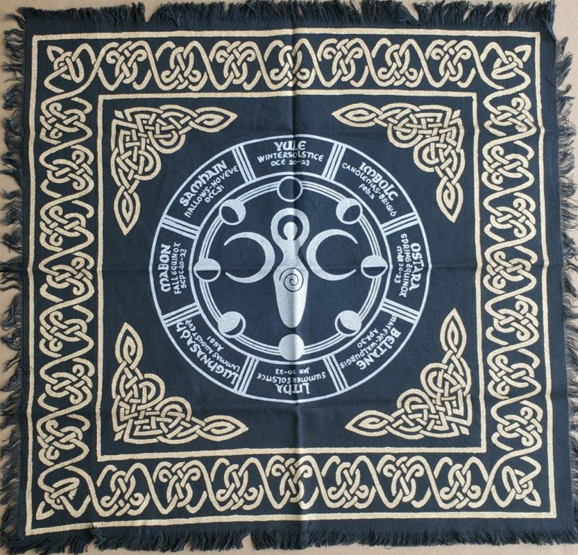Altar Cloth - Goddess/Wheel of the Year