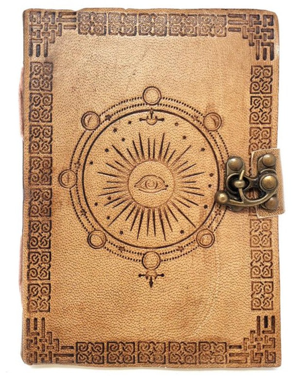 Leather Journal - Moon Phases