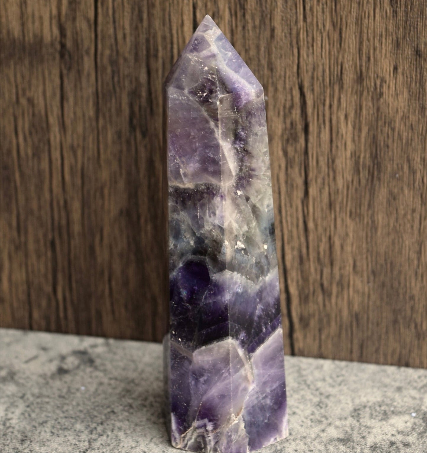 Chevron Amethyst (For Breaking Bad Habits) - Tower