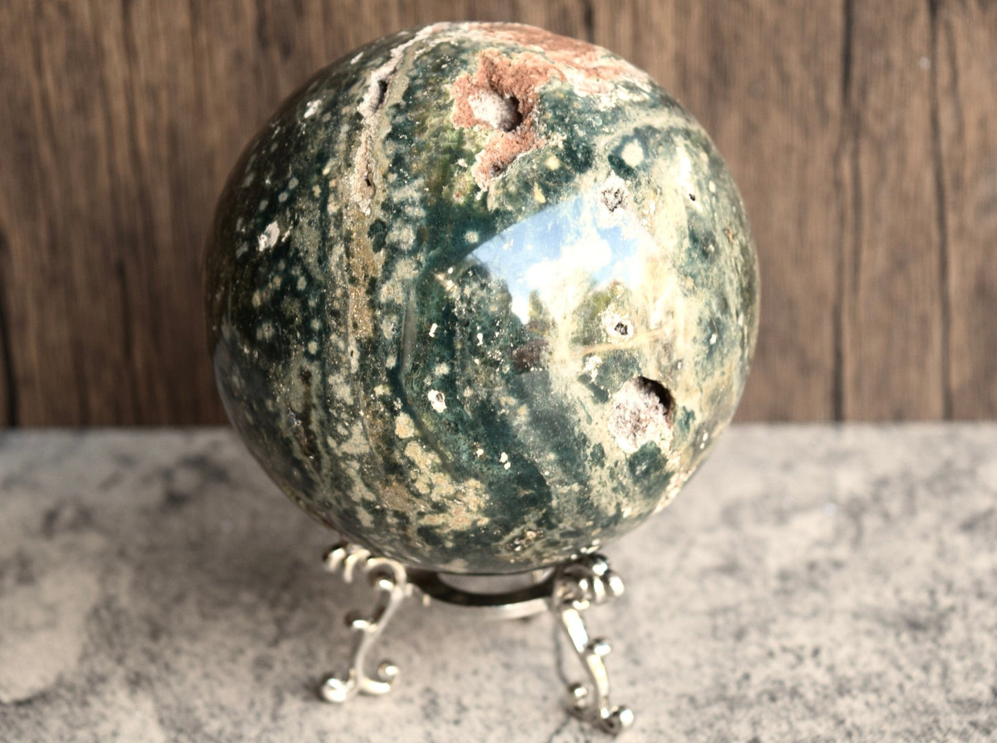 Ocean Jasper (For Renewal) - Sphere